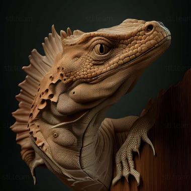 3D модель Hoplodactylus duvaucelii (STL)